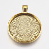 Alloy Pendant Cabochon Settings LS-PALLOY-A13349-AG-NR-1