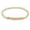 Bohemia Brass Round Beaded Stretch Bracelets TK0566-25-1