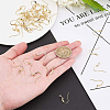 Long-Lasting Plated Brass Earring Hooks KK-BC0006-06G-NF-3