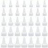 BENECREAT 60Pcs 5 Style Plastic Bottle Cap FIND-BC0003-98-1