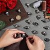 20Pcs Alloy Shank Buttons BUTT-PH0001-82B-B-3