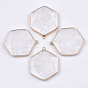 Natural Quartz Crystal Pendants G-T112-19G-1