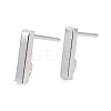 304 Stainless Steel Stud Earring Findings X-STAS-G224-21S-03-1