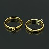 Adjustable Brass Loop Ring Base Findings EC159-G-1