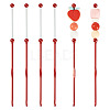 4Pcs DIY Alloy Beadable Crochet Hooks AJEW-TA0003-50A-1