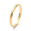 2mm Polished Plain Dome Finger Ring for Girl Women X-RJEW-C012-05F-G-3