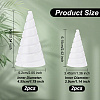 4Pcs 2 Styles Plastic Coil Winding Fixture AJEW-OC0004-58-2