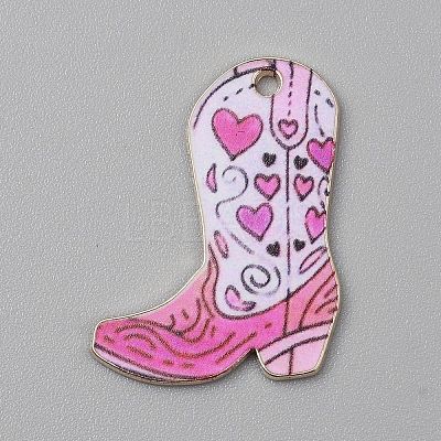 Printed Alloy Pendants PALLOY-CJC0021-001G-06-1