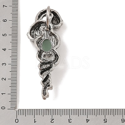Natural Green Aventurine Pendants G-A224-03AS-06-1