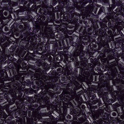 Transparent Glass Cylinder Beads SEED-S047-I-006-1