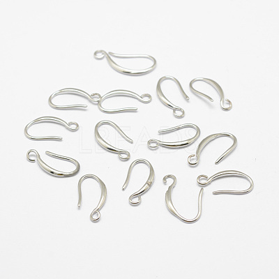 Brass Earring Hooks X-KK-F714-06S-1