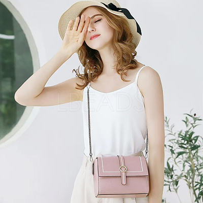 2Pcs 2 Style Plastic Imitation Pearl Beaded Bag Straps DIY-WR0002-72B-1