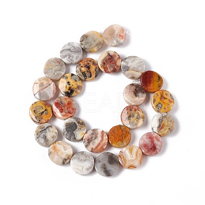 Natural Crazy Lace Agate Beads Strands G-O120-13-1