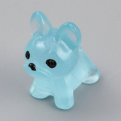 Luminous Resin Dog Display Decorations RESI-CJC0012-30D-1