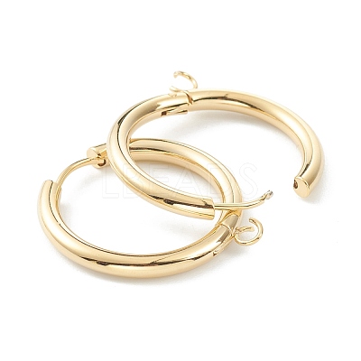 201 Stainless Steel Huggie Hoop Earring Findings STAS-P283-01M-G-1