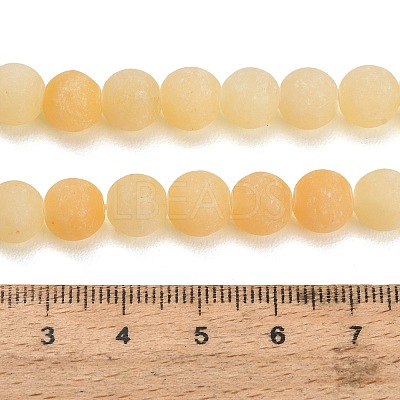Natural Yellow Calcite Beads Strands GG-CBAA3AB-01-8mm-1