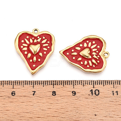 304 Stainless Steel Pendants STAS-N108-21B-G-1