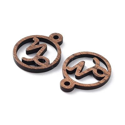 Walnut Wood Laser Cut Pendants WOOD-Q051-07E-1