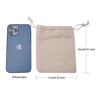 Cotton Packing Pouches Drawstring Bags X-ABAG-R011-12x15-1