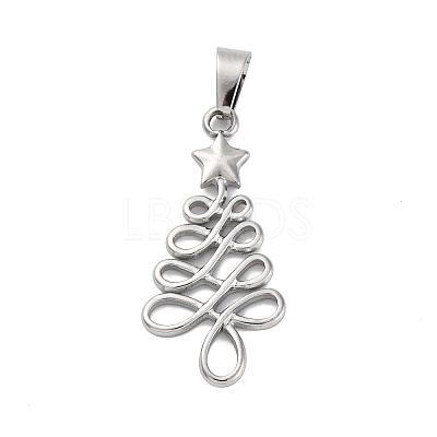 Non-Tarnish 304 Stainless Steel Pendants LS-STAS-P209-45P-1