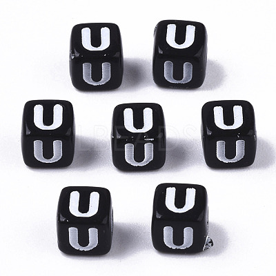 Opaque Acrylic Beads SACR-N002-01U-1