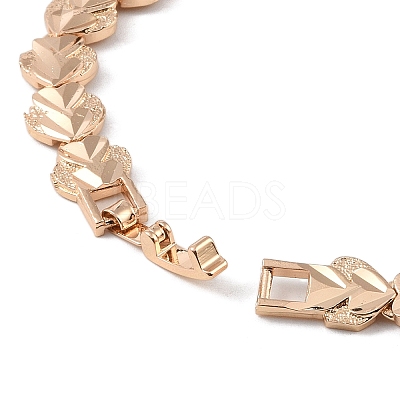 Brass Link Chain Bracelets for Women Men BJEW-P324-01F-KCG-1
