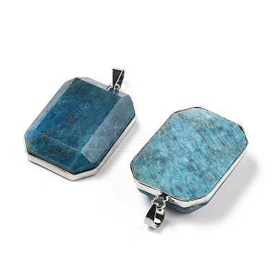 Natural Apatite Pendants G-B139-02P-08-1