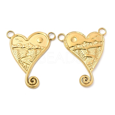 304 Stainless Steel Pendants STAS-Z041-23G-1