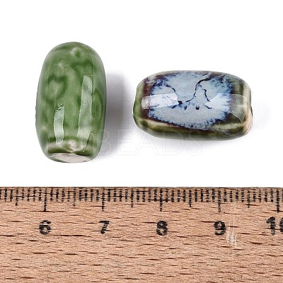 Vintage Handmade Porcelain Beads PORC-N013-12-12-1