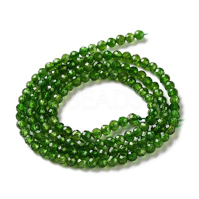 Natural Green Diopside Beads Strands GG-CBA4941-A02-3mm-1