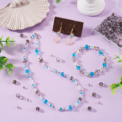 120Pcs 4 Styles Electroplate Glass Beads EGLA-TADJ0001-13B-1