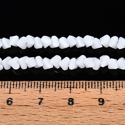 Opaque Glass Beads Strands GLAA-N019-4mm-03-1