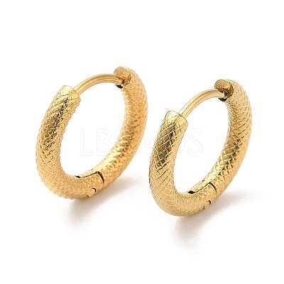 304 Stainless Steel Hoop Earring EJEW-H134-01G-1
