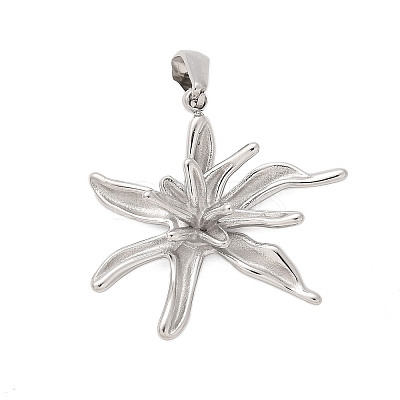 304 Stainless Steel Pendants STAS-Q349-01D-P-1