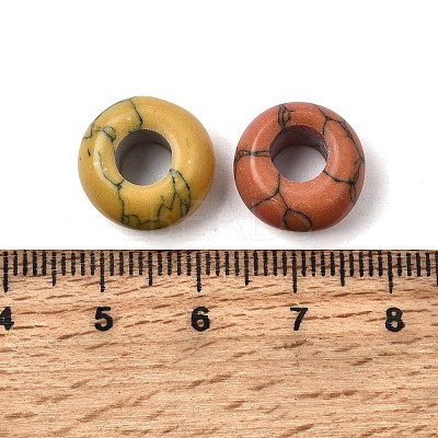 Synthetic Gemstone European Beads X-SPDL-R001-01-1
