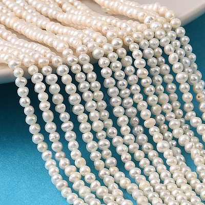 Natural Cultured Freshwater Pearl Beads Strands PEAR-L034-14A-1