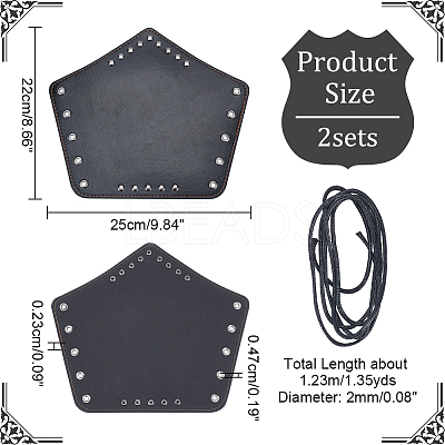 Adjustable PU Leather Cord Bracelets AJEW-WH0250-75B-1