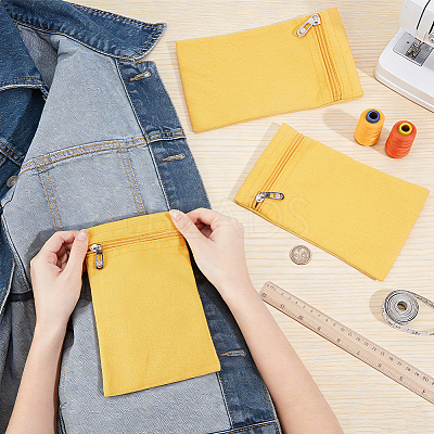 Canvas Cloth Zipper Bags ABAG-WH0077-09B-06-1