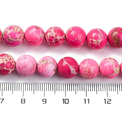 Dyed Natural Regalite/Imperial Jasper/Sea Sediment Jasper Beads Strands G-B124-C03-02-1