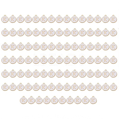 Golden Plated Enamel Alloy Charms ENAM-SZ0001-26A-K-1