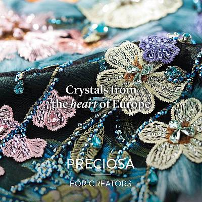 Preciosa&reg Crystal Hotfix Flatback Stones Y-PRC-HSS16-70040-200-1
