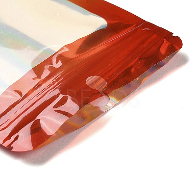 Rectangle Glitter Holographic PVC Resealable Packaging Bags ABAG-P011-01E-02-1