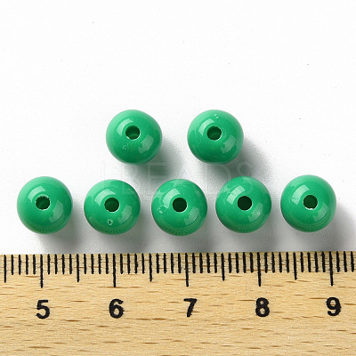 Opaque Acrylic Beads MACR-S370-C8mm-24-1