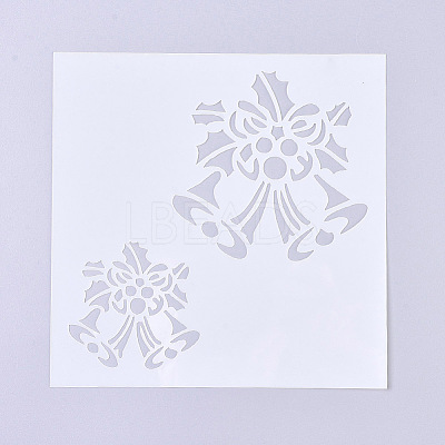 Christmas Theme Plastic Painting Stencils X-DIY-G027-A01-1