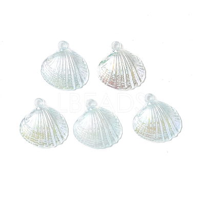 UV Plating Opaque Acrylic Pendants PACR-M003-16C-1