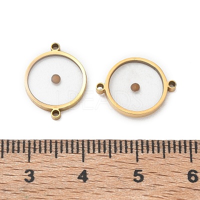 304 Stainless Steel & Mustard Seed Connector Charms SA-CBA5608-04G-1