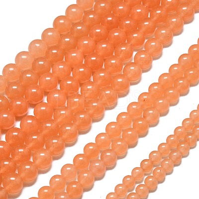 Natural Malaysia Jade Beads Strands G-L645-C01-8mm-20-1