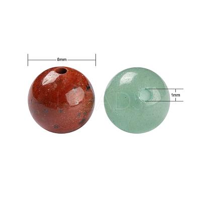100 Pcs 7 Colors Chakra Yoga Healing Stone Kits G-LS0001-04-1