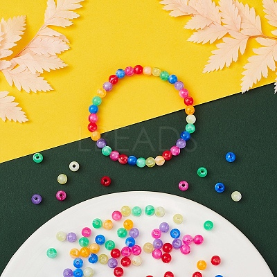7 Style Acrylic Beads MACR-YW0001-56A-1