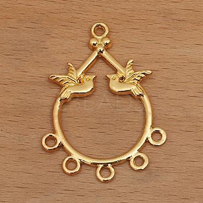 Alloy Chandelier Component Links FIND-WH0111-695G-10-1